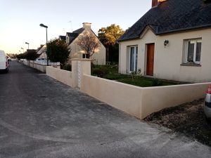 création muret maçonnerie Côtes d'Armor